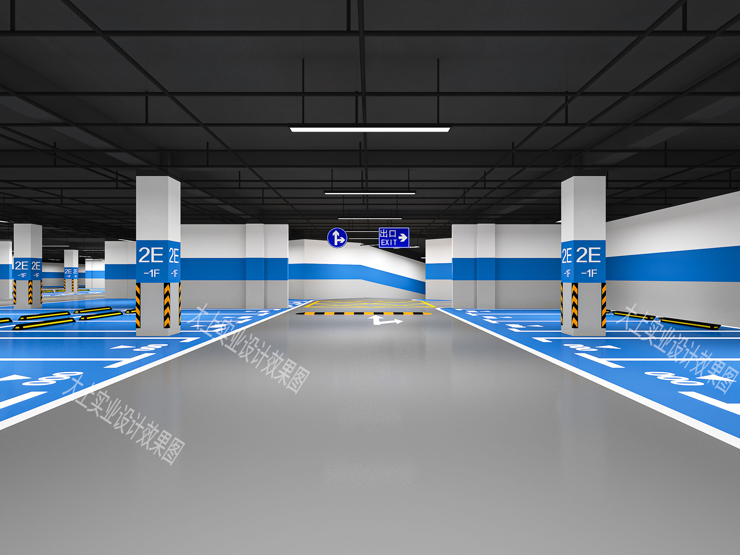 地下停車場環氧地坪