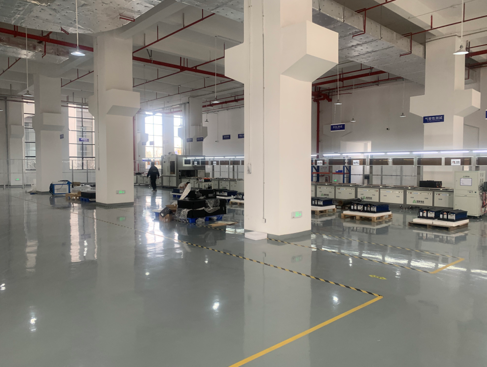 惠州仲愷高新區群益智能制造園地坪漆工程